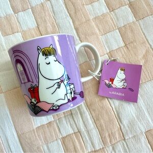 NWT Arabia Moomin Purple Mug,‎ From Finland